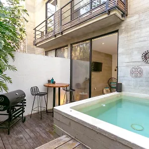 Apartamento With Private Plunge Pool At Madara Earth 1, Tulum
